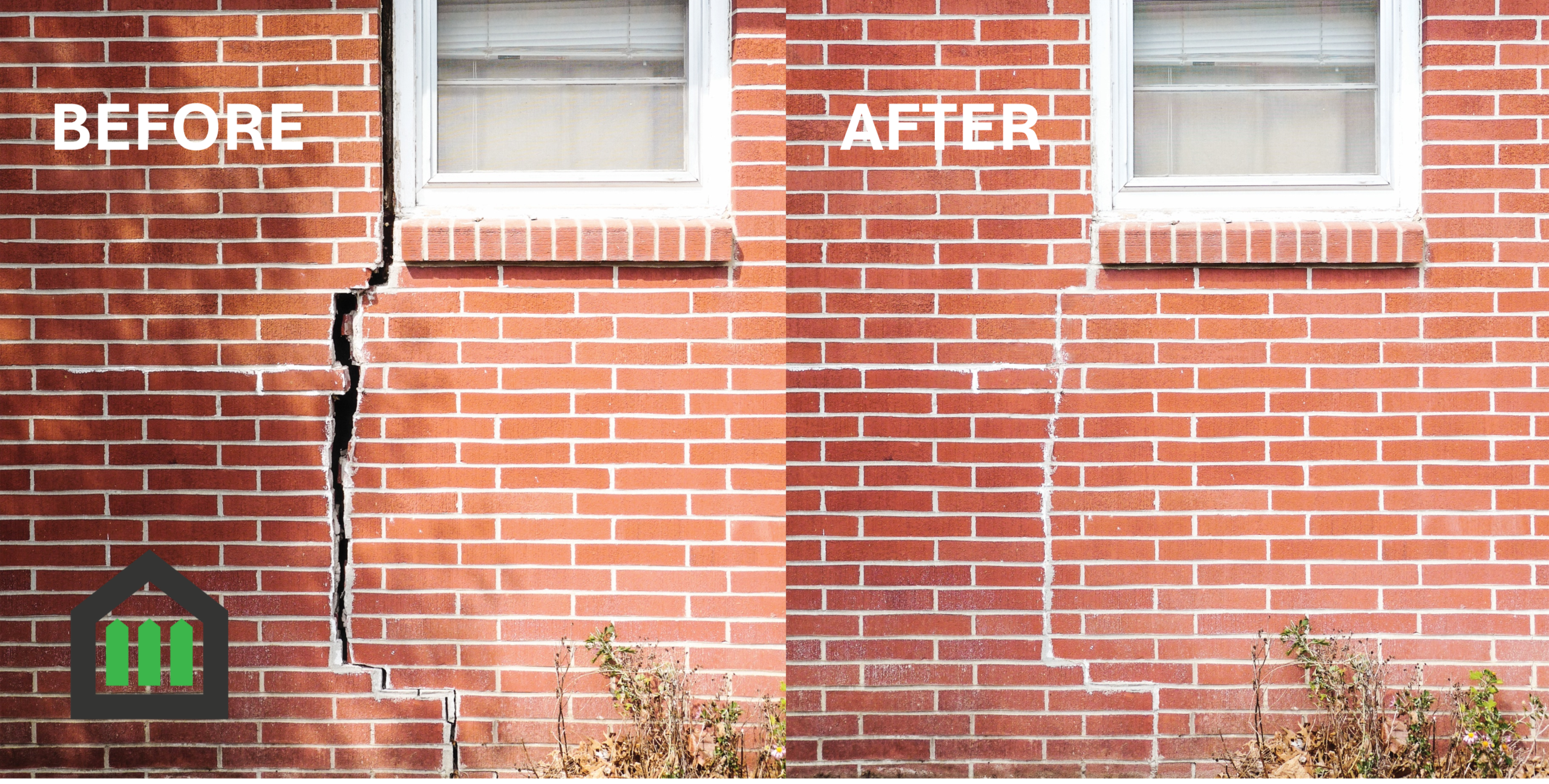 Before & After Foundation Repair Before & After Vesta Foundation Solutions